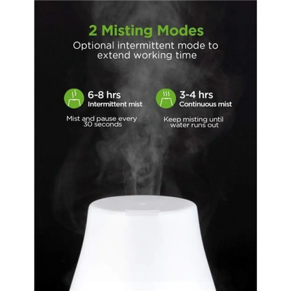 InnoGear Essential Oil Diffuser Premium 5-in-1 Diffusers for Home Scent White